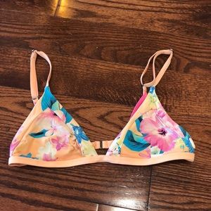 XS floral bikini top